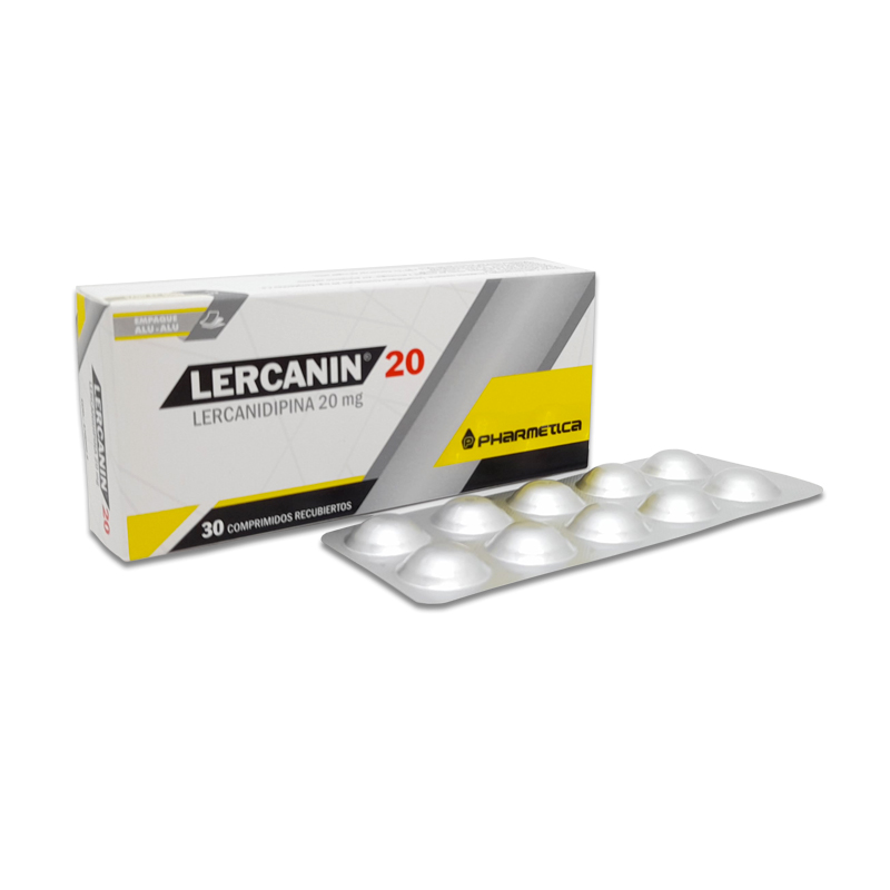 LERCANIN 20 CAJA X 30 COMPRIMIDOS RECUBIERTOS